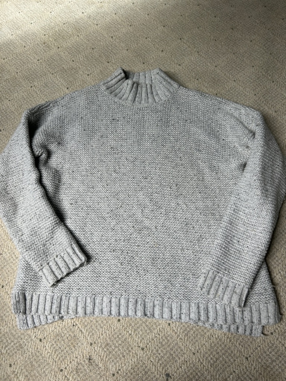 Marine Layer Cozy Light Gray Knit Sweater